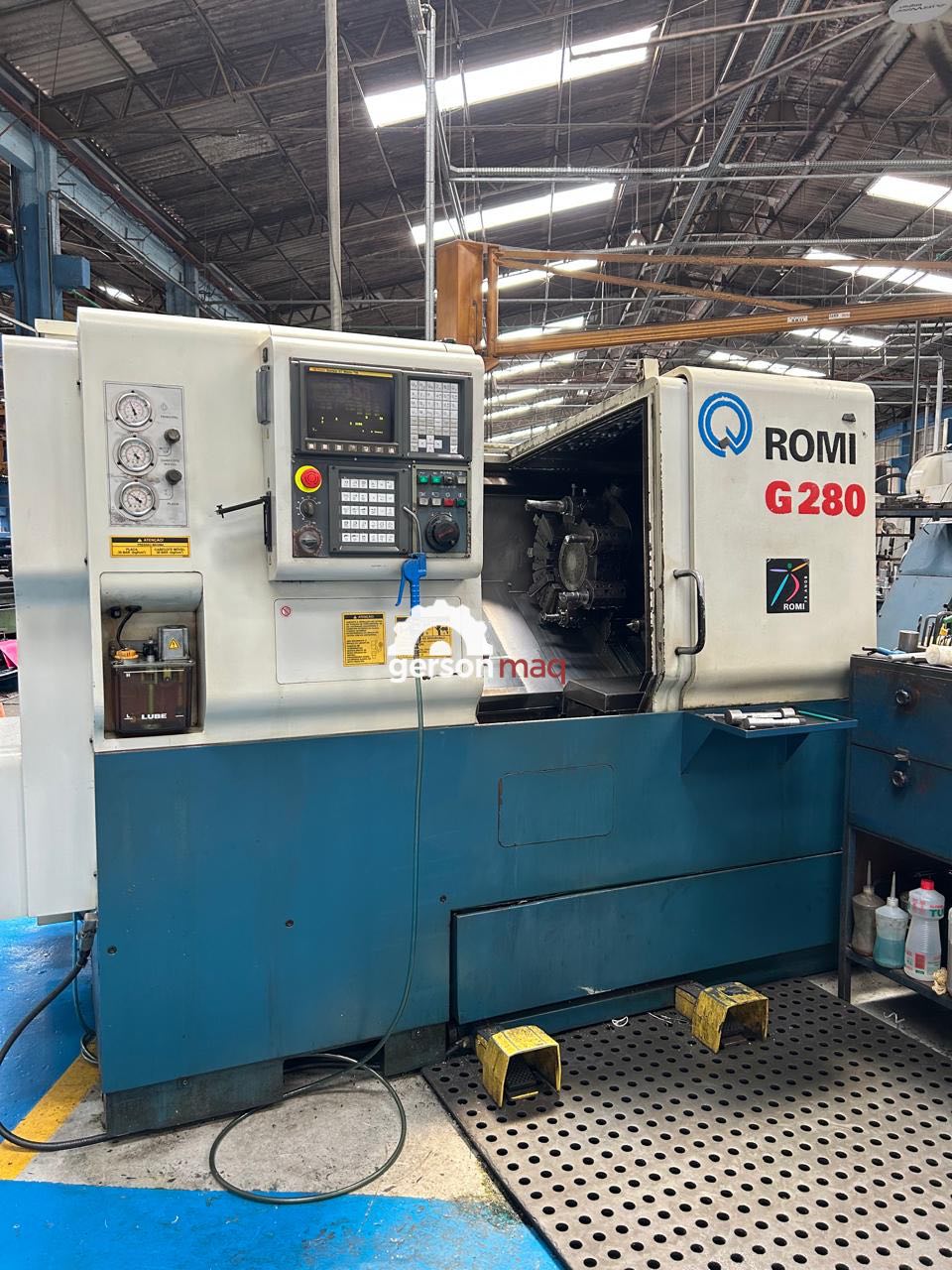 TORNO CNC ROMI G280 - ANO 2005 - FANUC